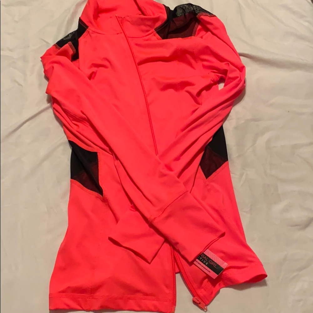 Pink Sports Jacket with Mesh